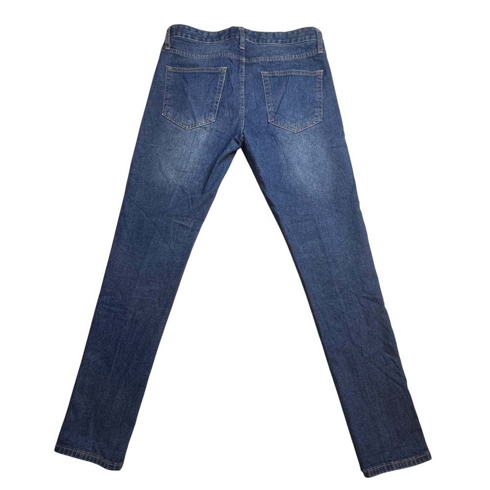 Forever 21 Premium Straight Leg Jeans Mens 31x31 Medium Wash Blue‎ Denim Stretch